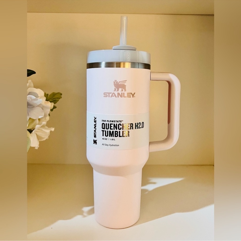 🎉LAST CHANCE🎉Stanley 40oz H2.0 Flowstate Tumbler Rose Quartz‎ - Picture 3 of 10